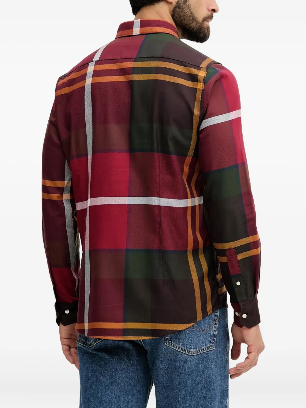 Barbour Dunoon Check-pattern Shirt In Red