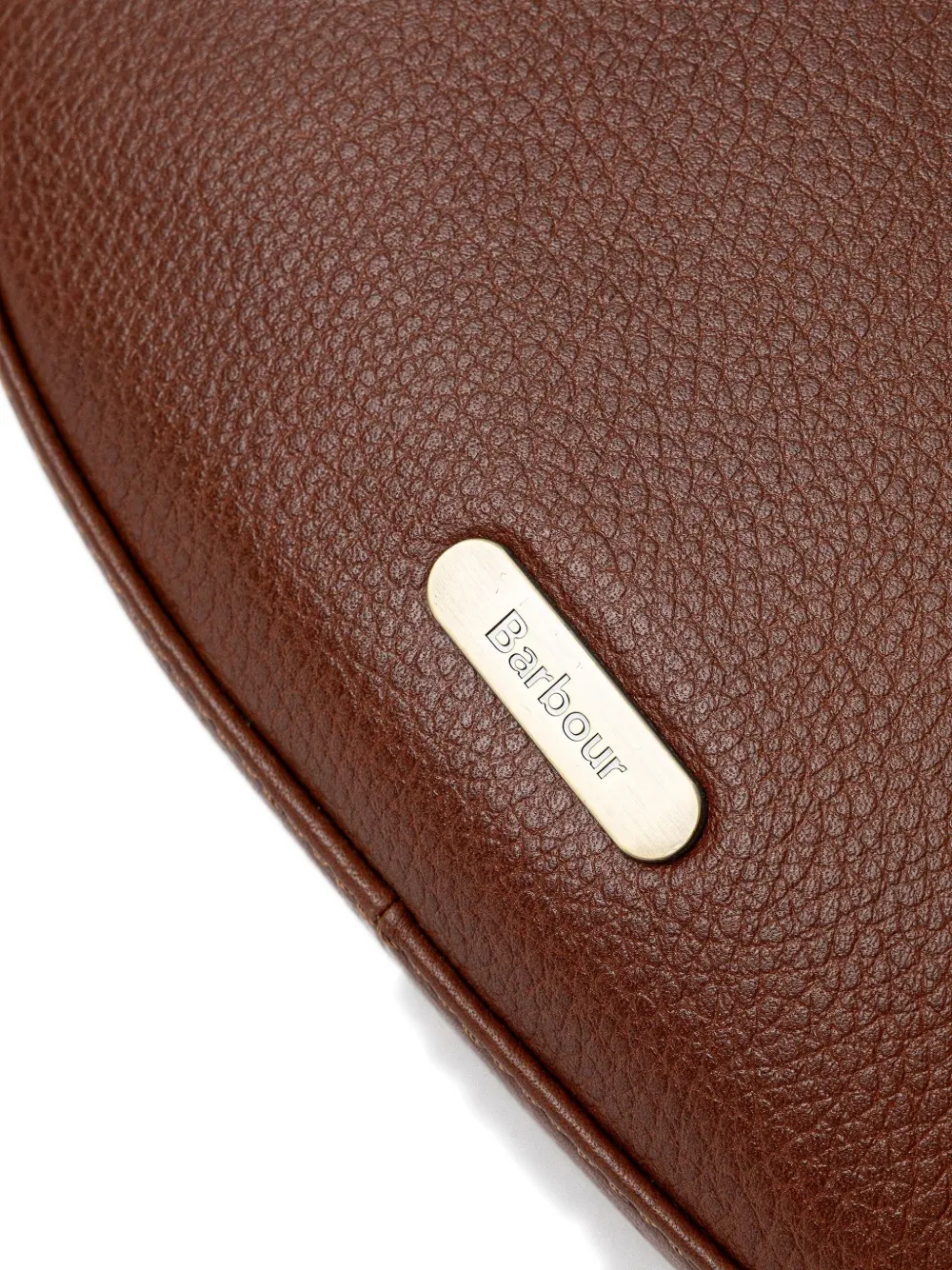 Barbour Sorrel Leather Crossbody Bag In Brown