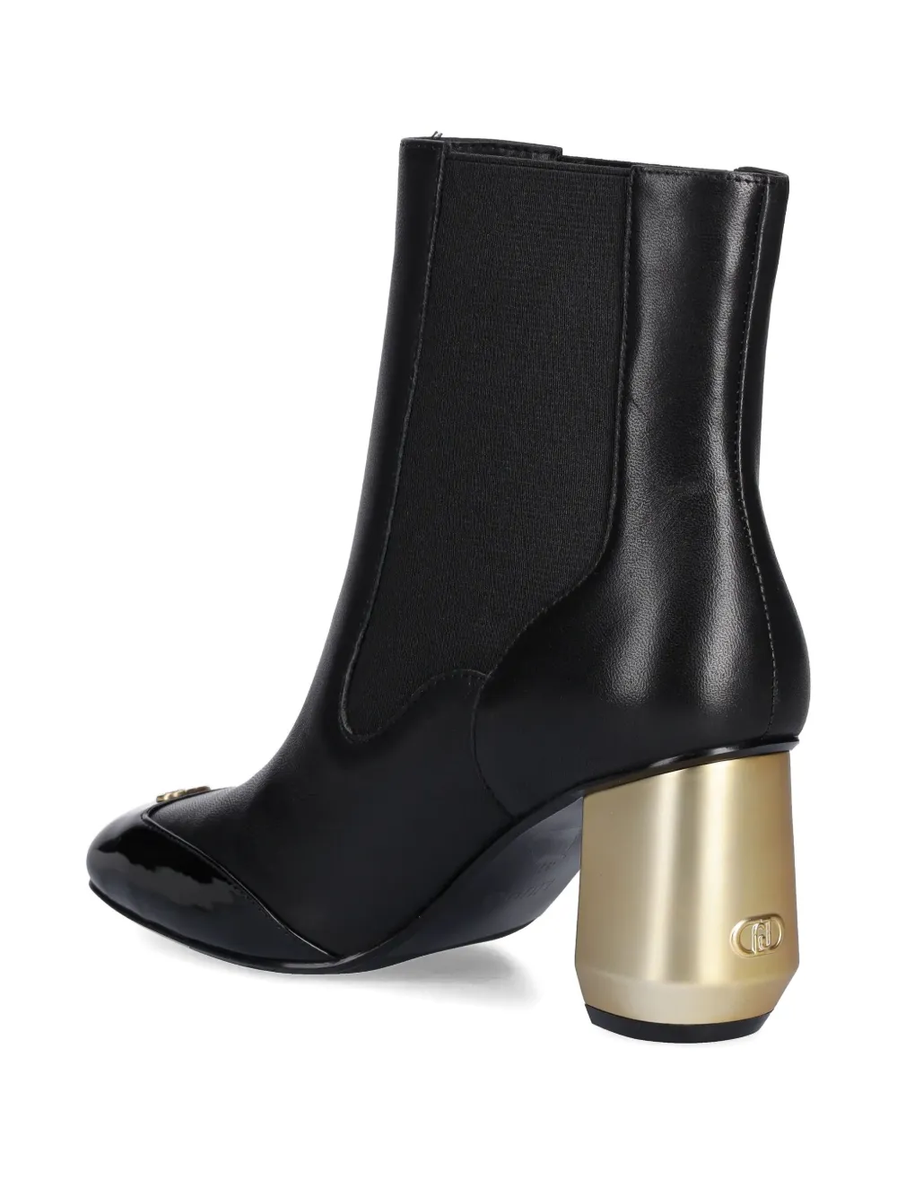 LIU JO 75 mm enkellaarzen met logo-applicatie Zwart