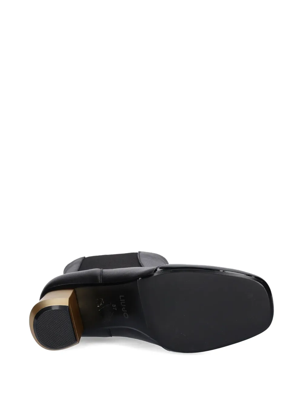 LIU JO 75 mm enkellaarzen met logo-applicatie Zwart