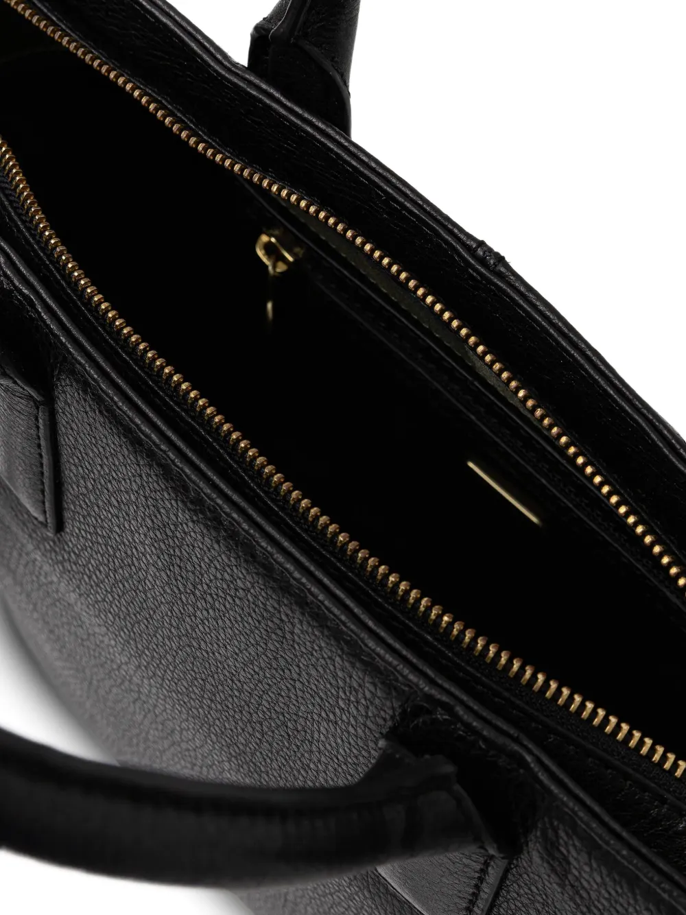 Barbour Birch leren shopper Zwart