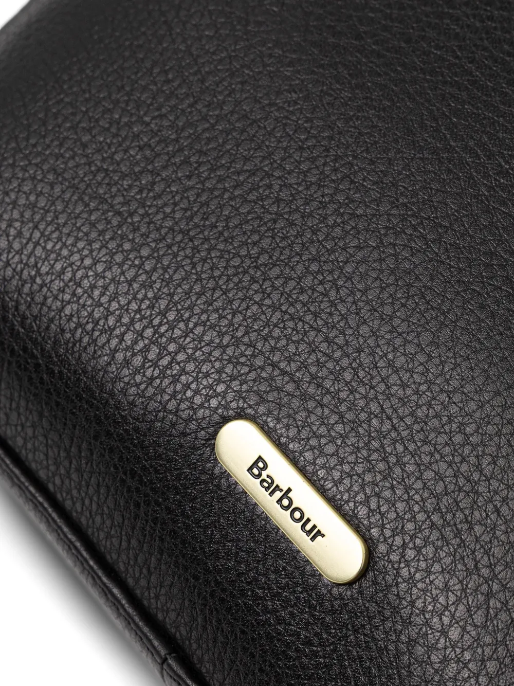 Barbour Birch leren shopper Zwart