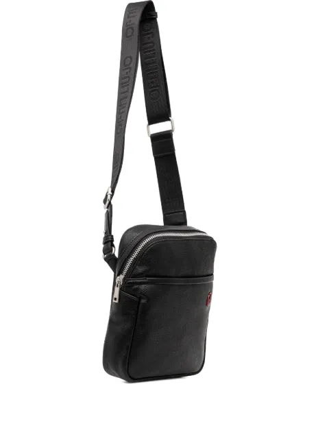 LIU JO zip logo messenger bag