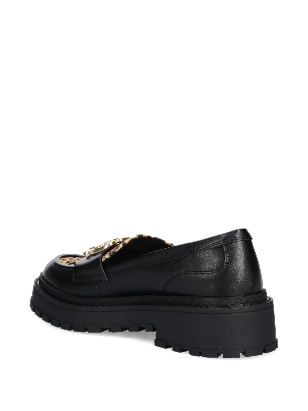 LIU JO Loafers met luipaardprint Zwart