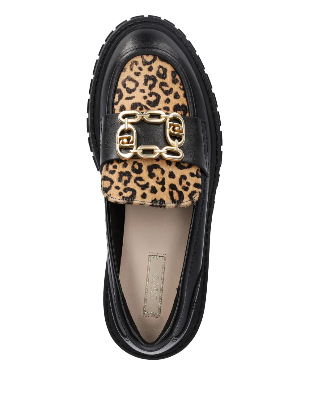 LIU JO Loafers met luipaardprint Zwart