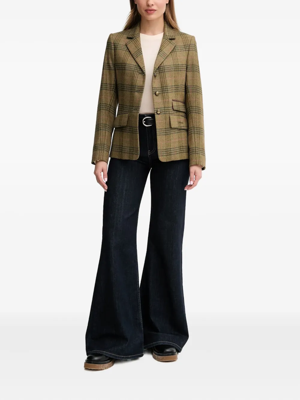 Barbour check-pattern blazer | Blazers | Image 2