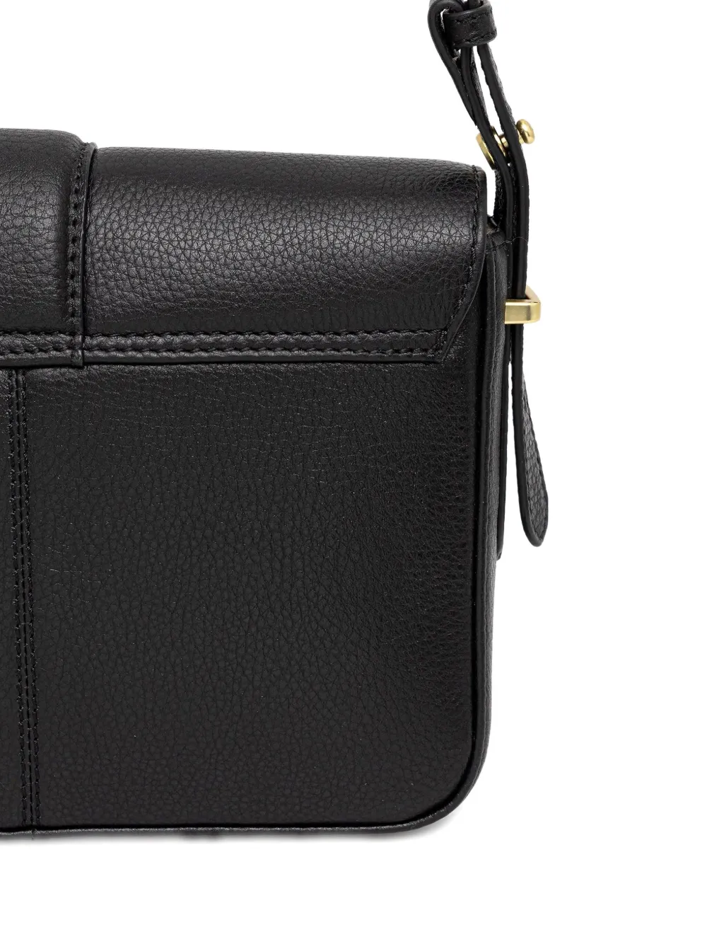 Barbour Rosa Lether Crossbody Bag In Black