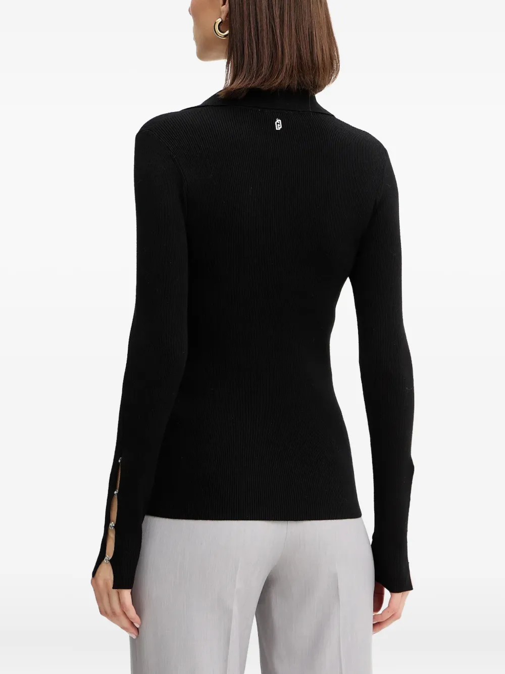 LIU JO Polotop verfraaid met stras Zwart