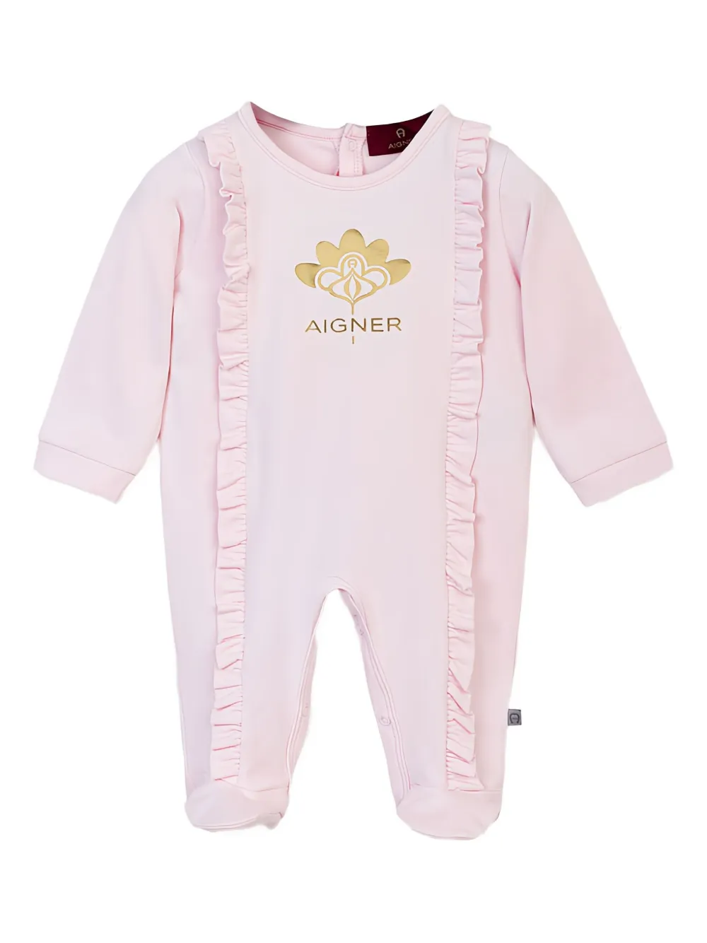 Aigner Kids Pigiama con ruches - Rosa