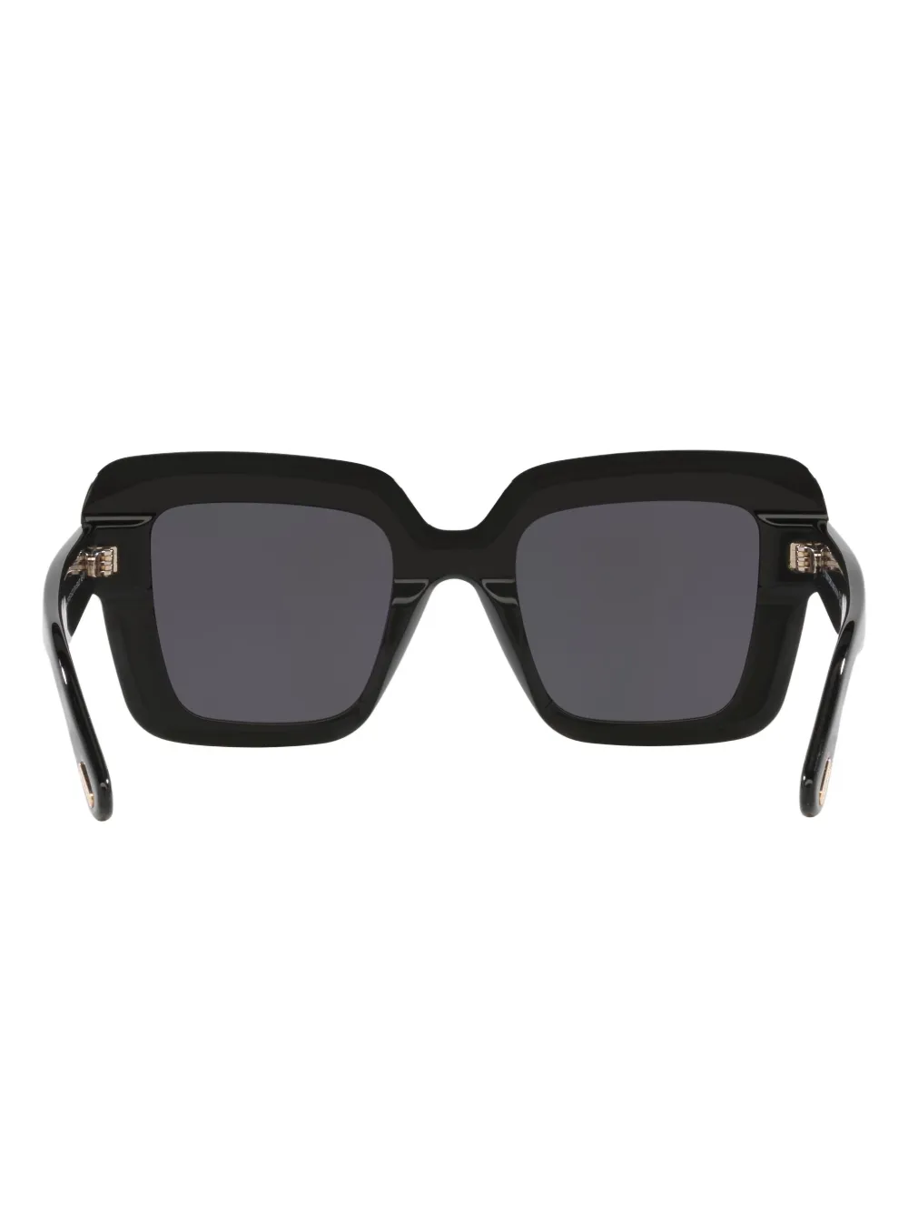 Tom Ford Womens Tr001880 Esme Square-frame Acetate Sunglasses In Black