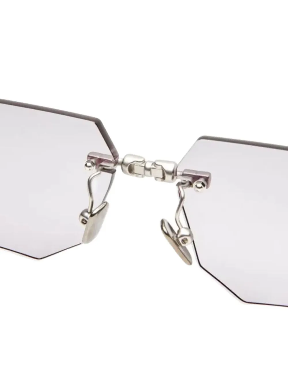 Kuboraum H63 zonnebril Zilver