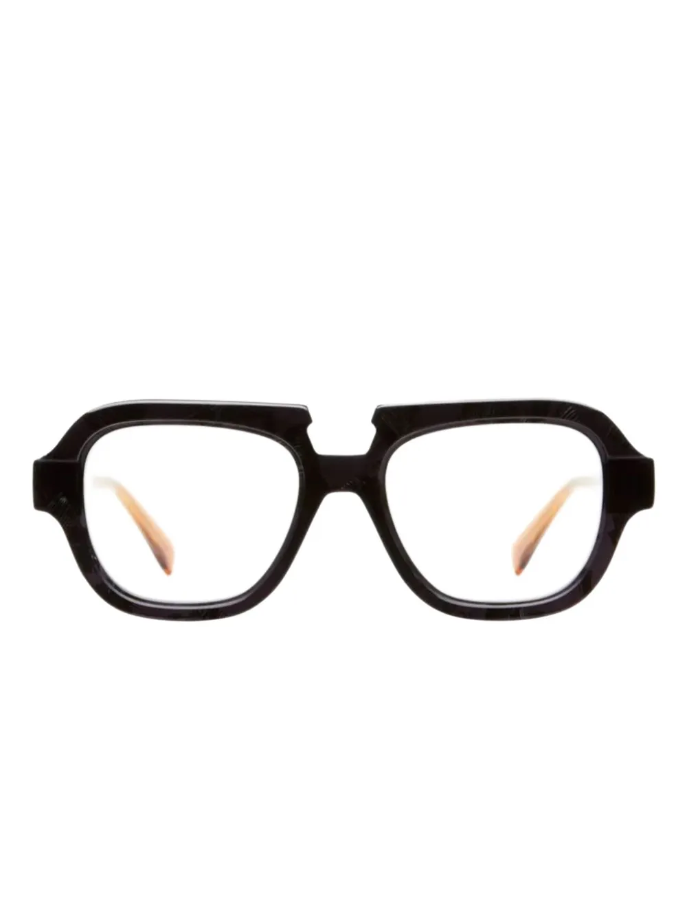 Kuboraum geometric-frame glasses | Black | Image 1