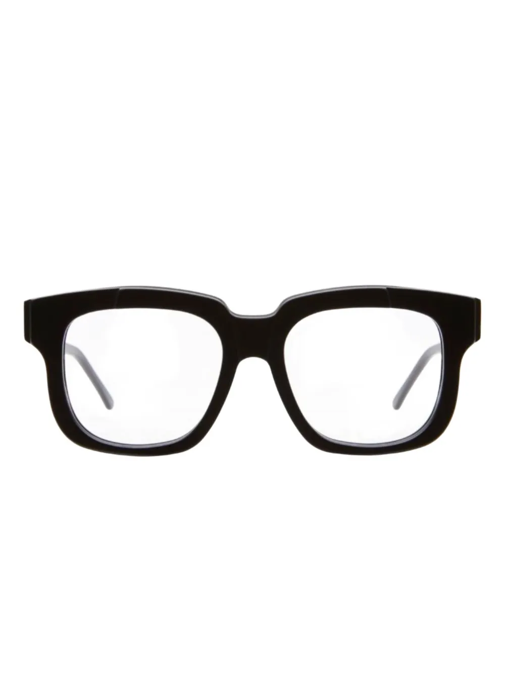 Kuboraum square-frame glasses | Black | Image 1