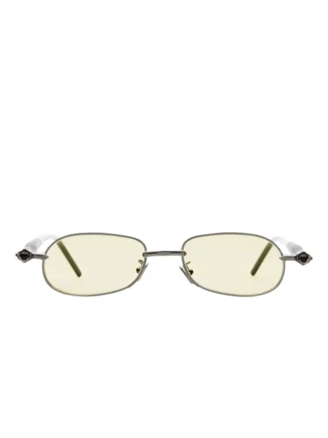 Kuboraum oval-frame sunglasses