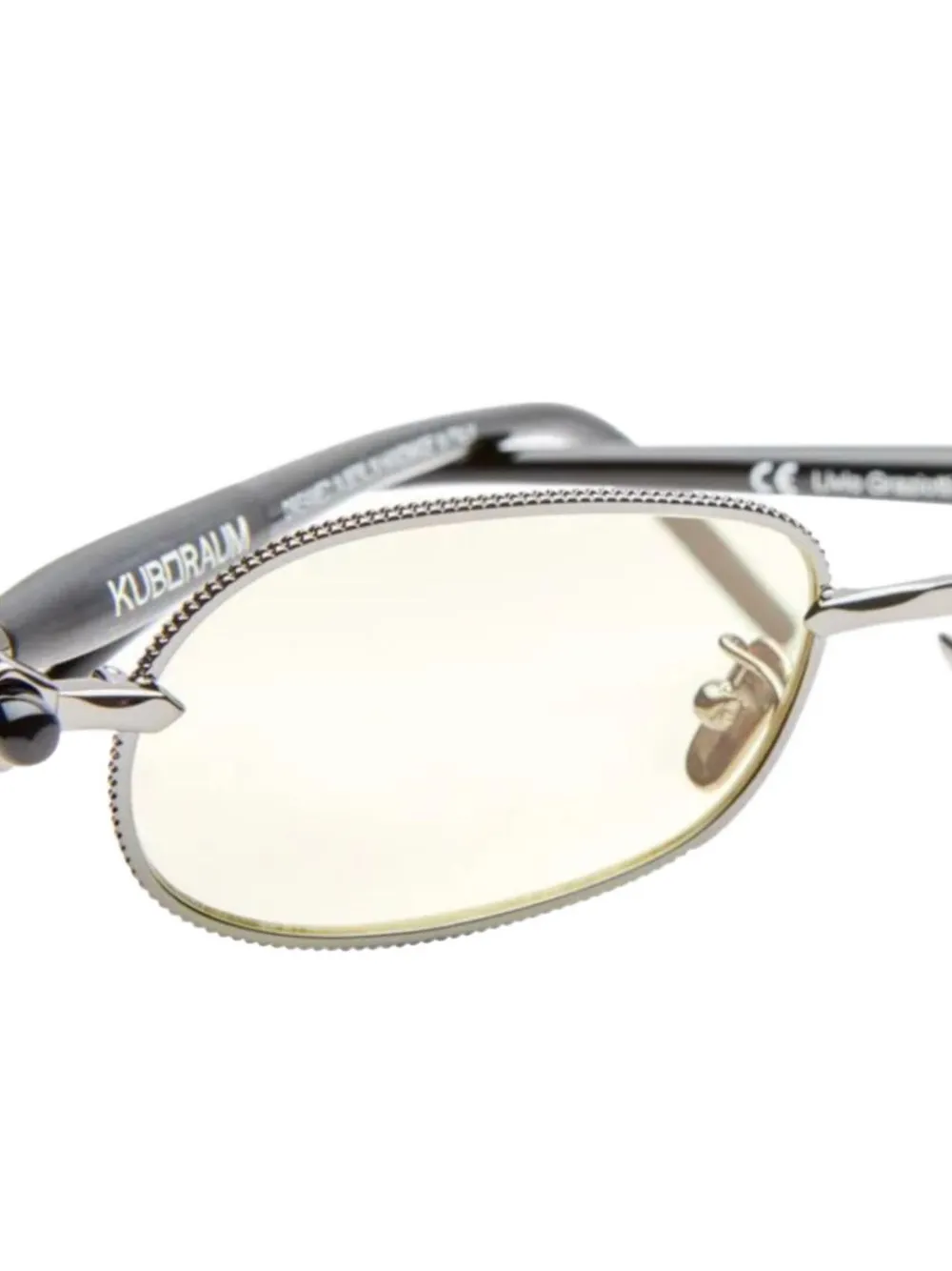 Kuboraum Zonnebril met ovalen montuur Zilver