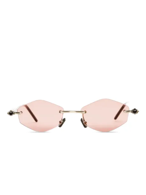 Kuboraum P60 geometric-frame sunglasses