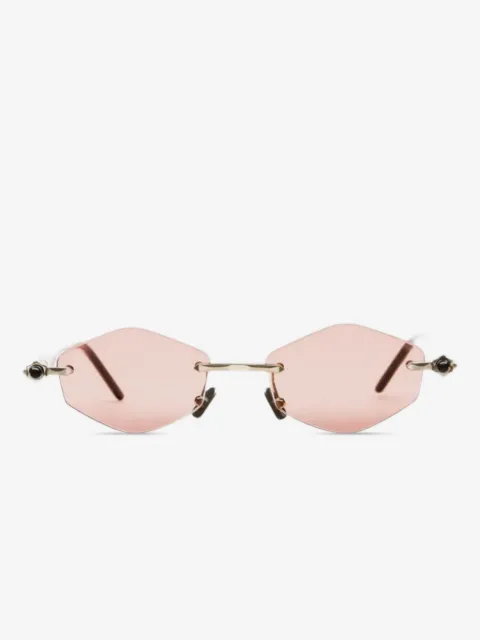 Kuboraum P60 geometric-frame sunglasses