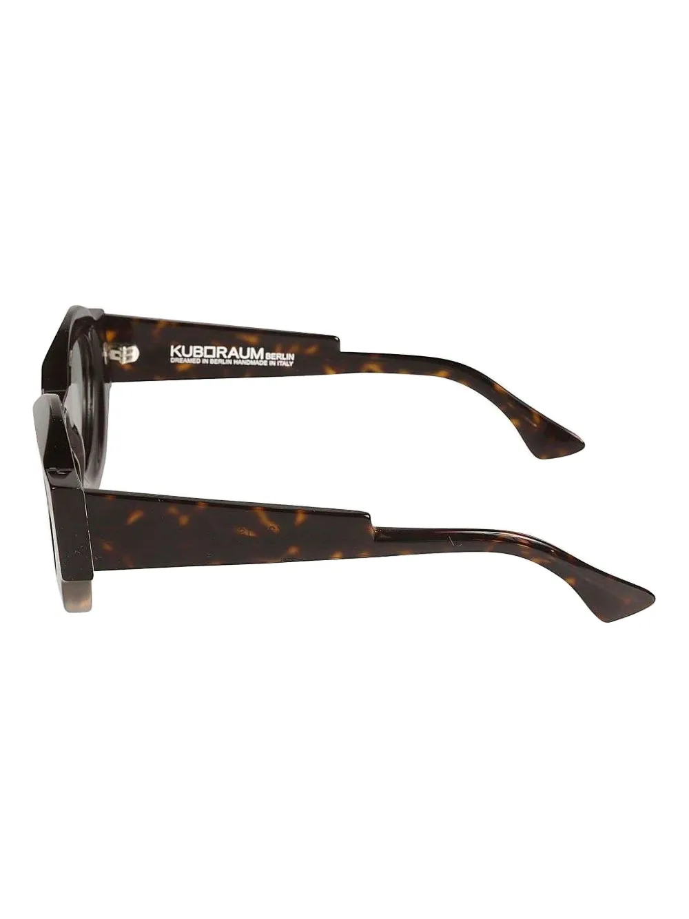 Kuboraum X22 zonnebril met rond montuur Bruin