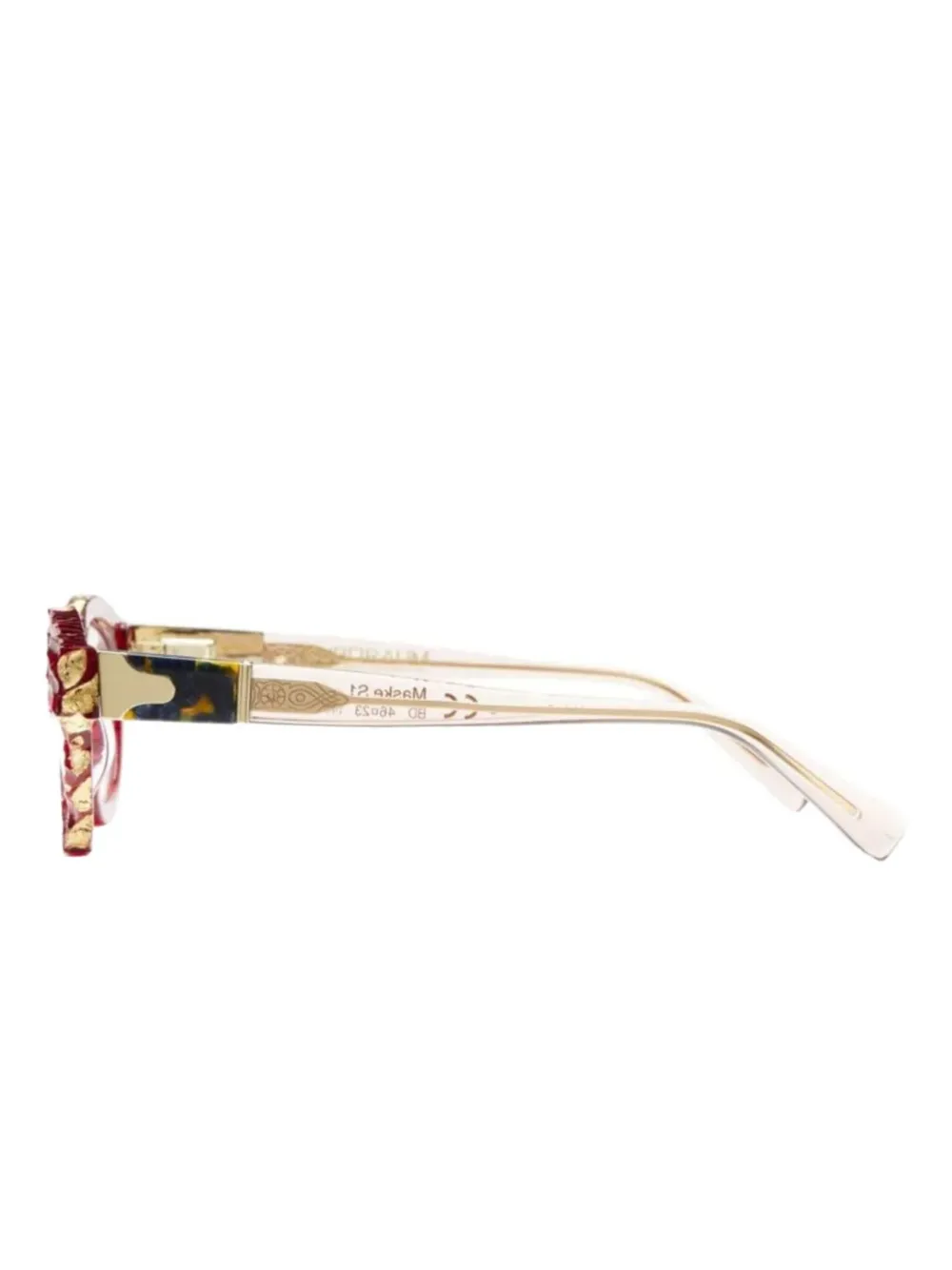 Kuboraum S1 leaf-effect round-frame glasses | Image 2
