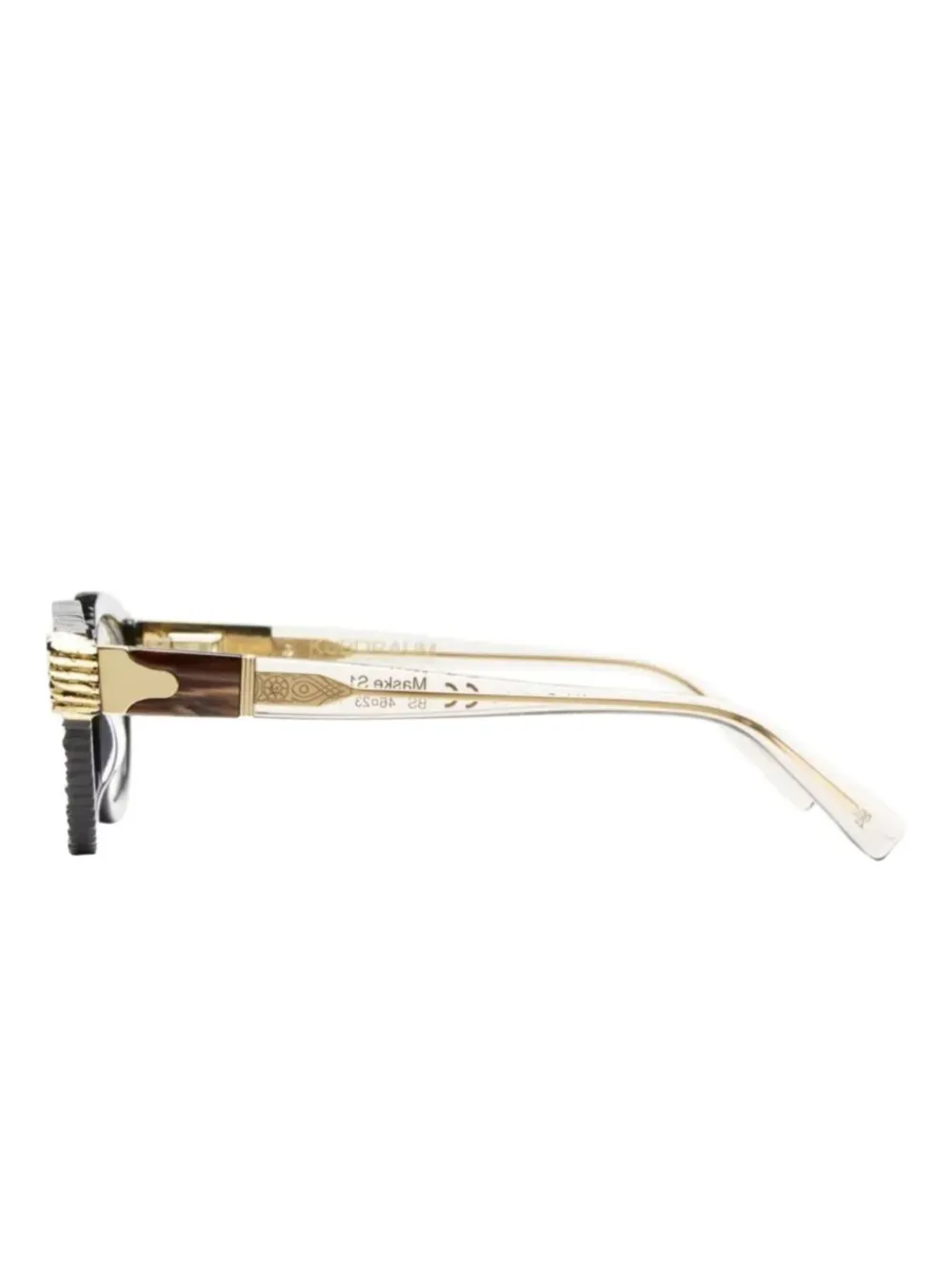 Kuboraum S1 leaf-effect round-frame glasses | Image 2