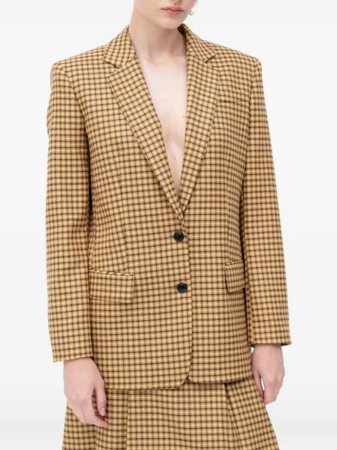 HUGO checked single-breasted blazer