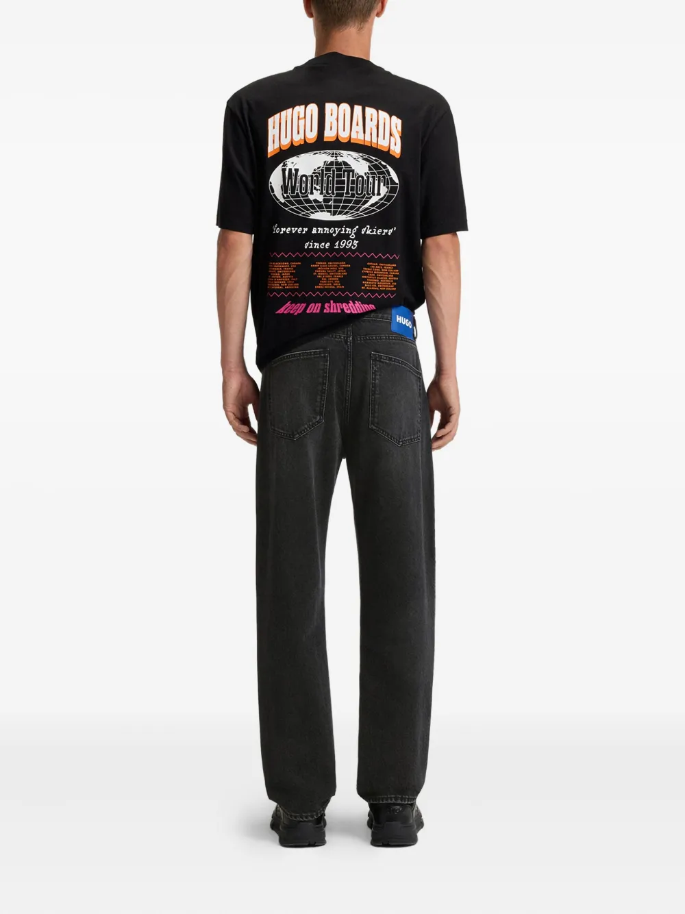 HUGO five-pocket jeans - Zwart