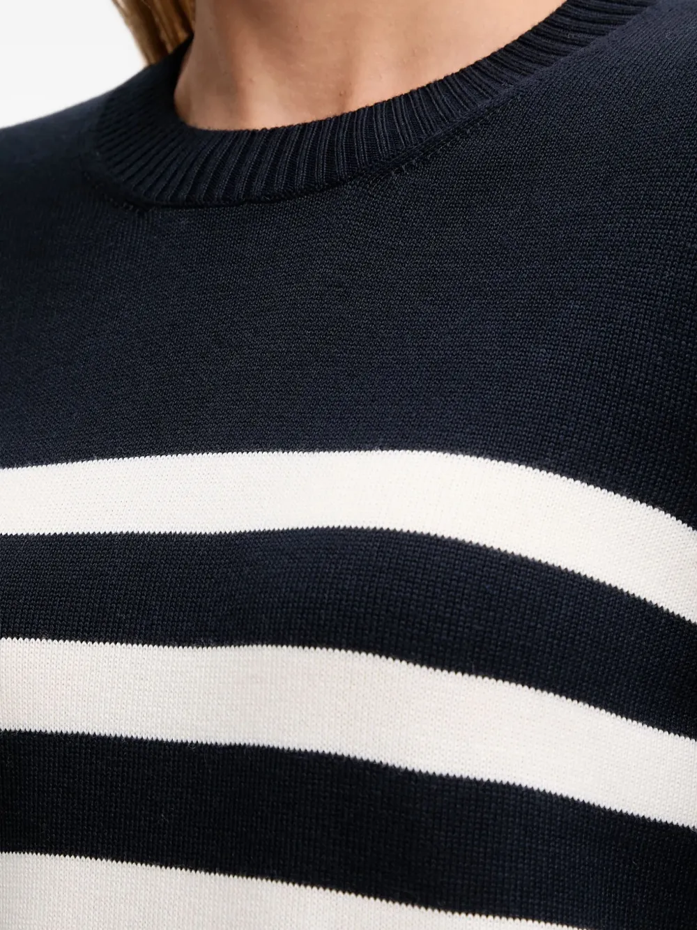 Barbour Gestreepte trui Blauw