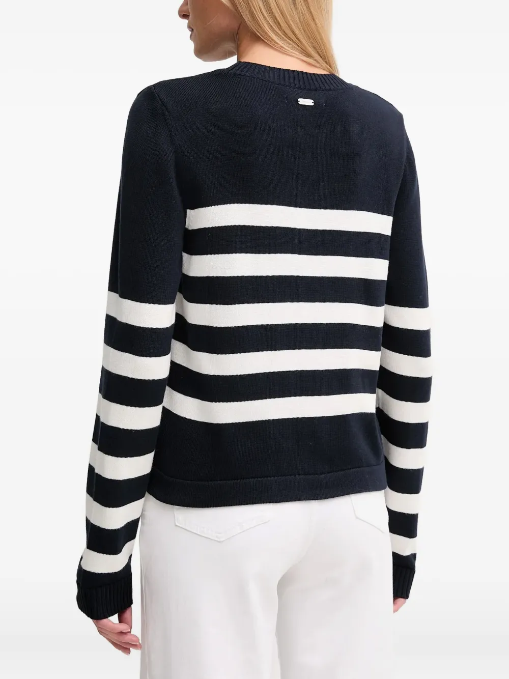 Barbour Gestreepte trui Blauw