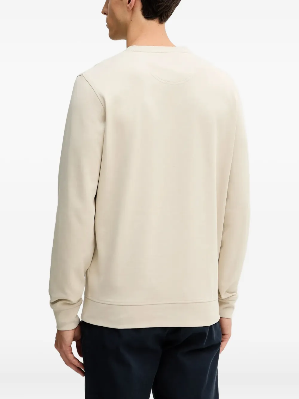 Barbour logo-embroidered sweatshirt - Beige
