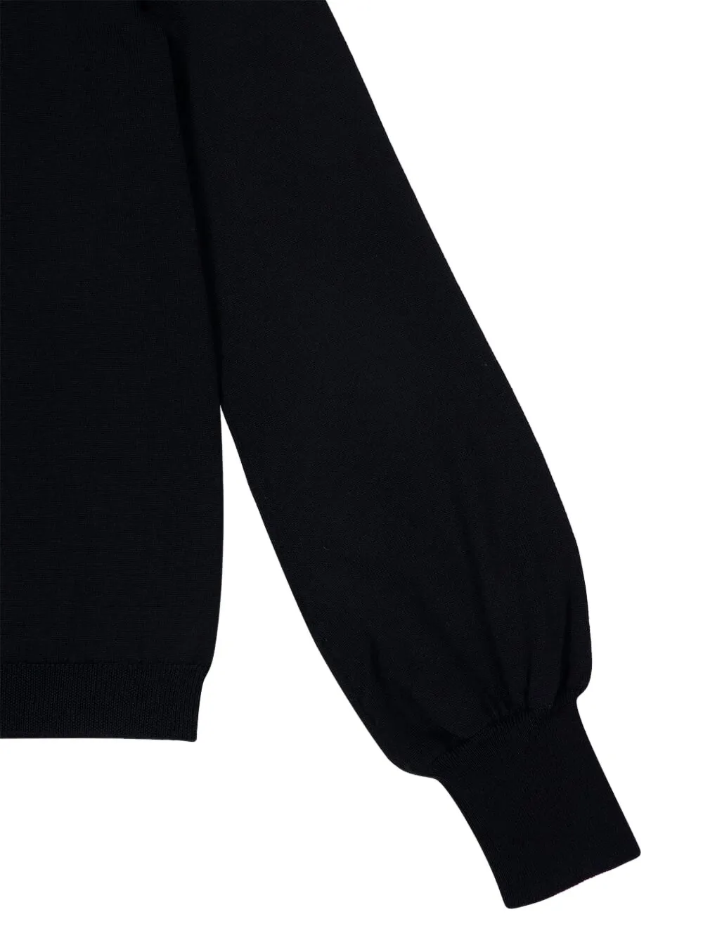 Valentino Crew-neck Sweater In Black