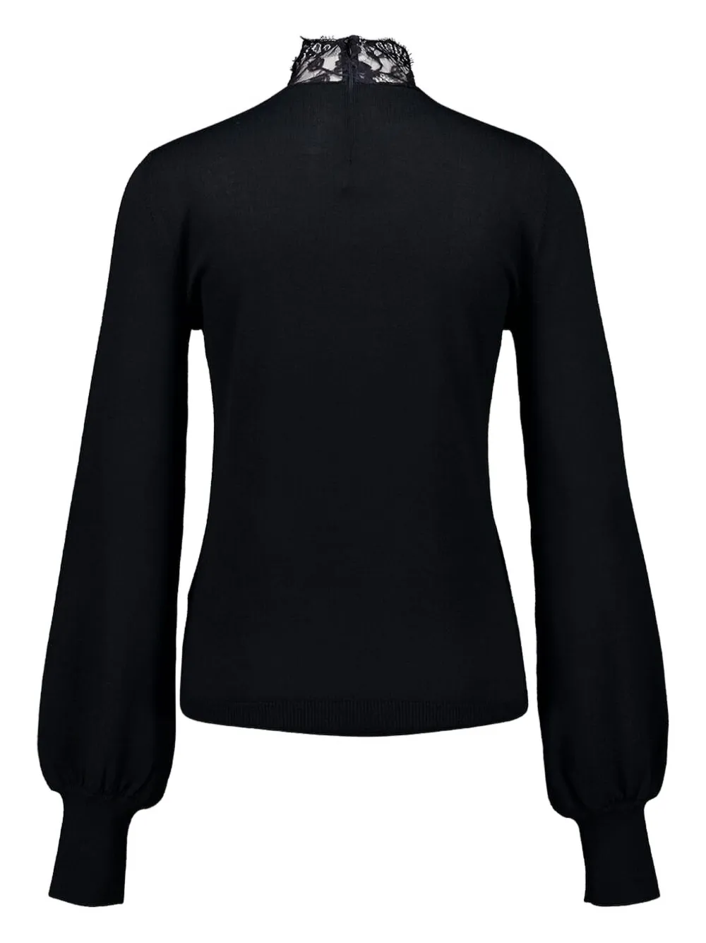 Valentino Crew-neck Sweater In Black