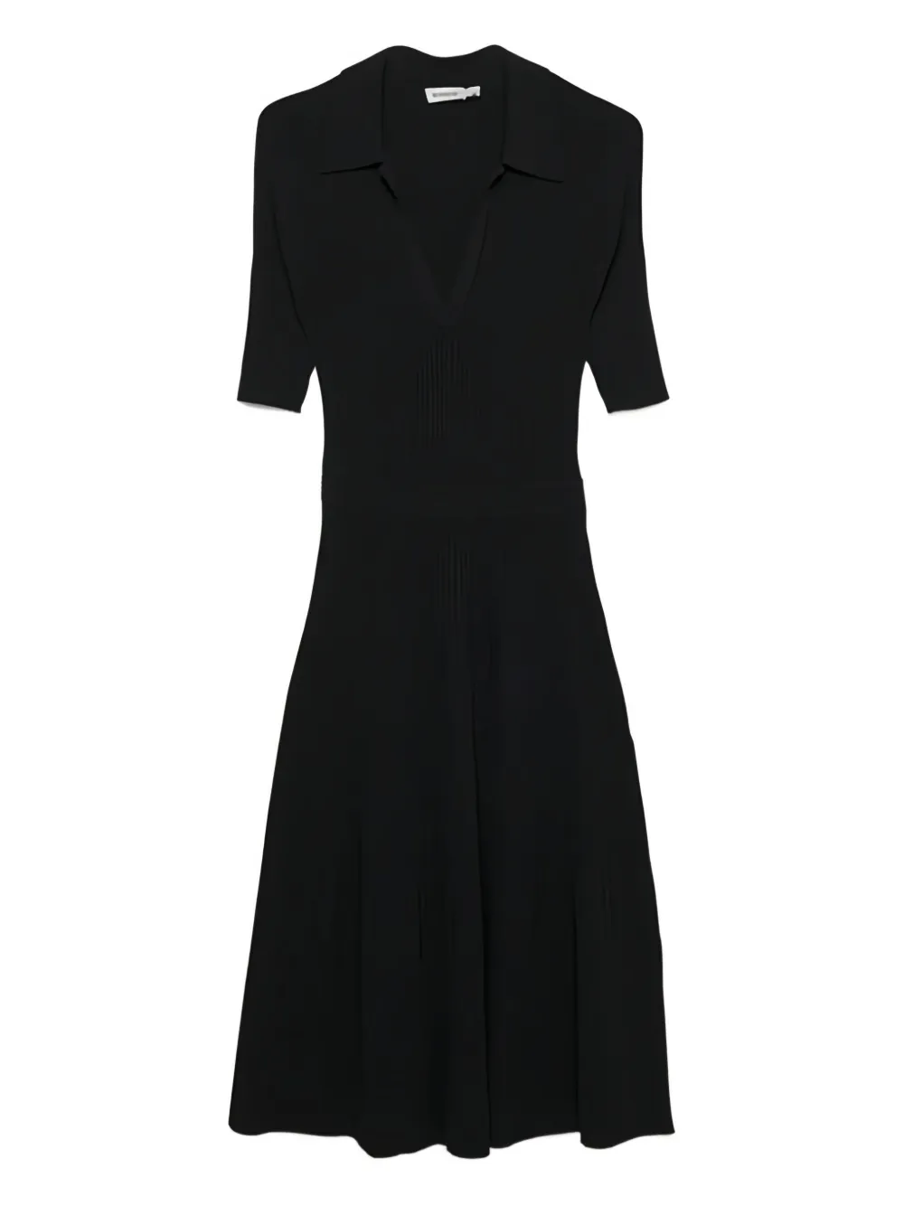 Simkhai Pati polo-collar midi dress | Black | Image 1