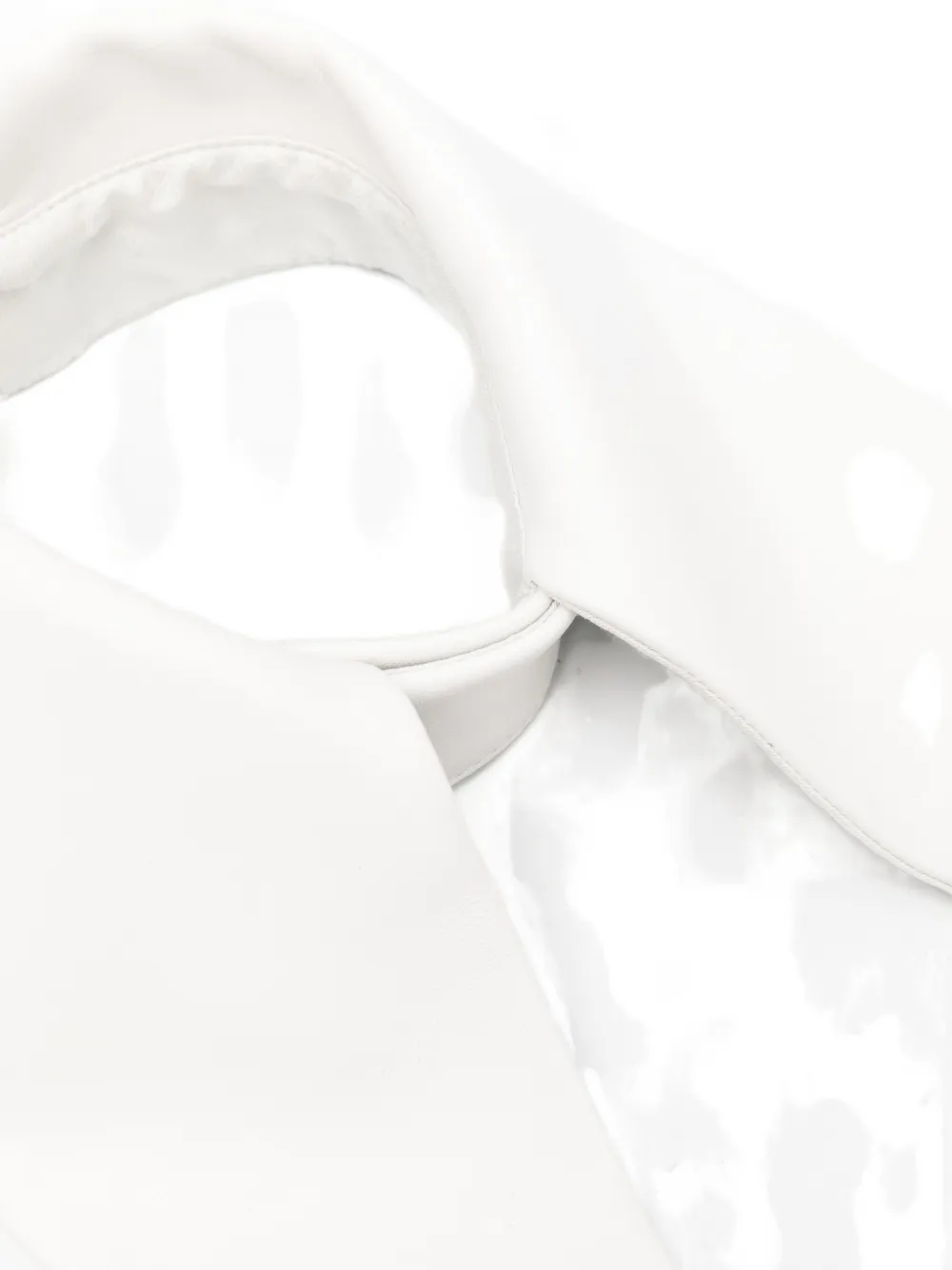 Mitiliane Couture Leather Tie In White
