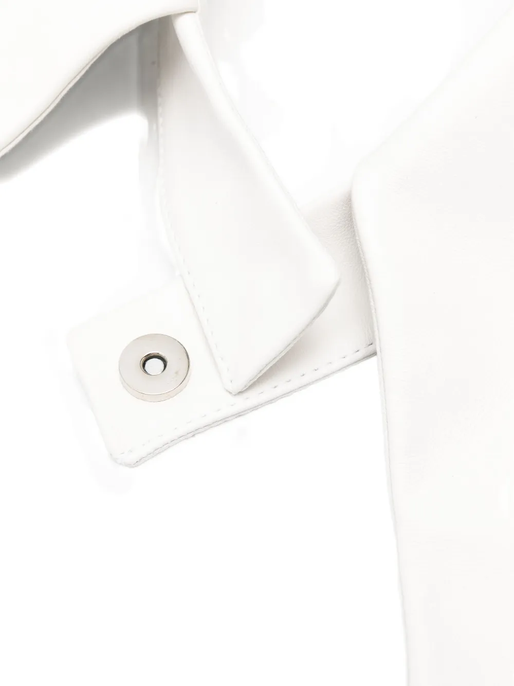 Mitiliane Couture Leather Tie In White