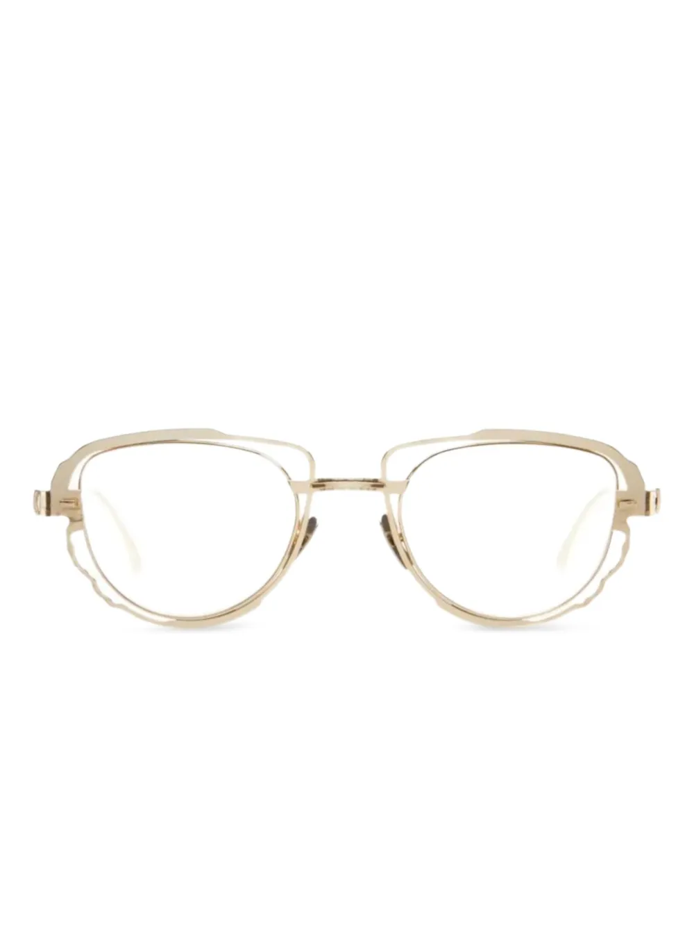 Kuboraum lunettes de vue à monture ronde | or | Image 1