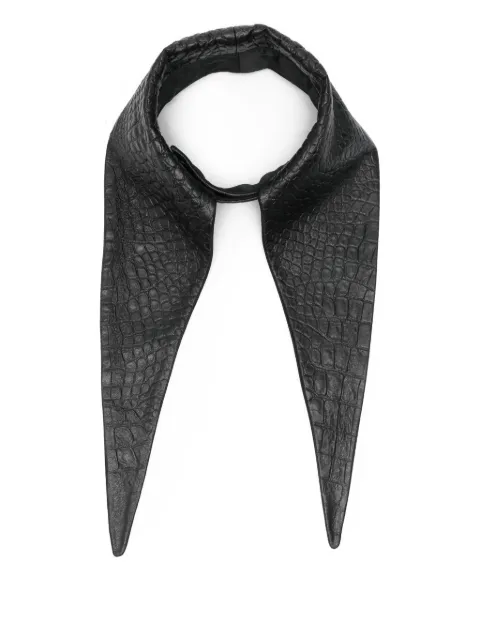 MITILIANE COUTURE pointed leather tie