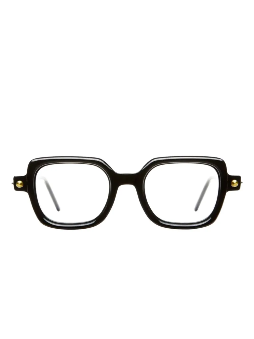 Kuboraum P4 square-frame glasses | Black | Image 1