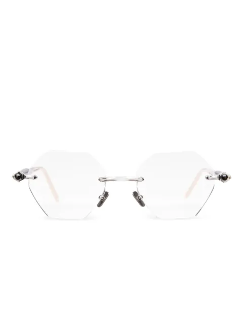 Kuboraum P54 geometric-frame glasses