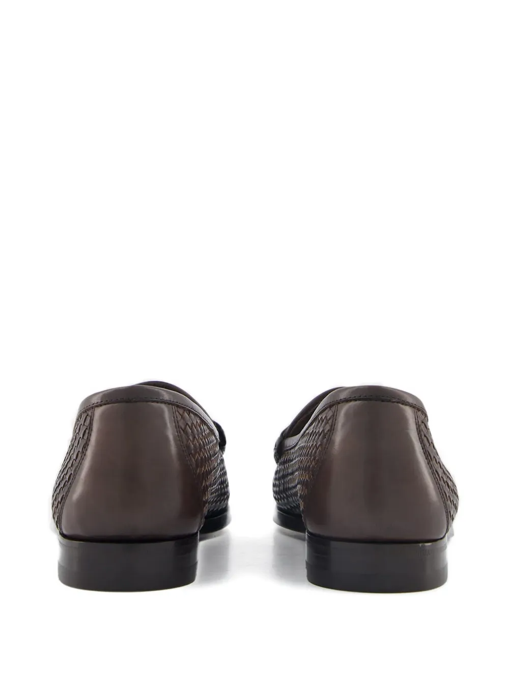 TOM FORD Geweven loafers Bruin