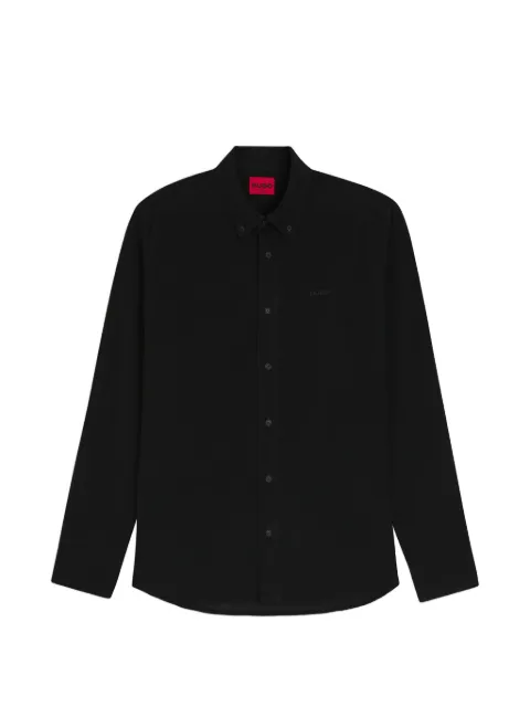HUGO camisa con detalle del logo