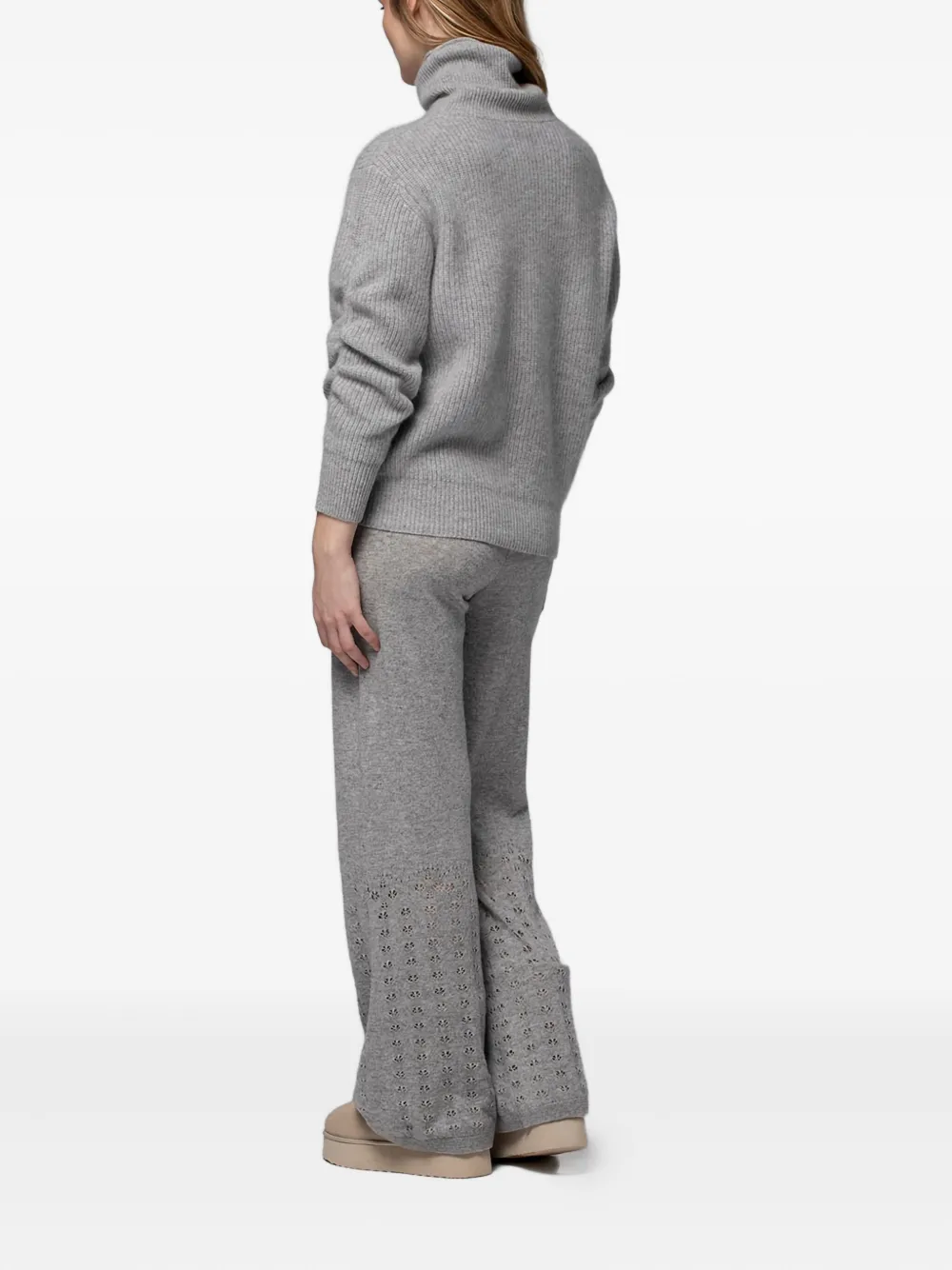 Max Et Moi Paloma Sweater In Gray