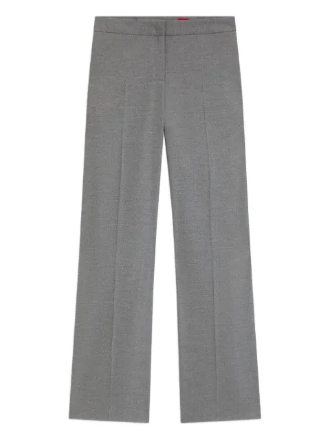 HUGO concealed-closure trousers