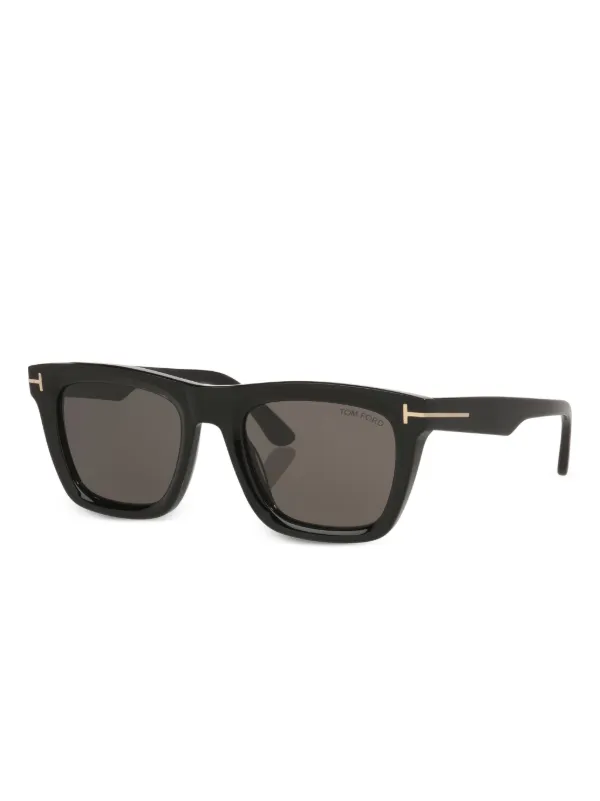 TOM FORD Eyewear Leilo スクエアフレーム サングラス | ブラック 