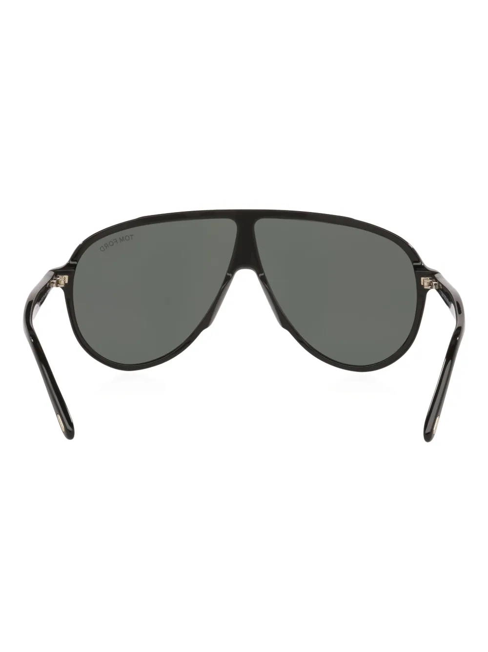 TOM FORD Vladimir zonnebril met piloten montuur Zwart