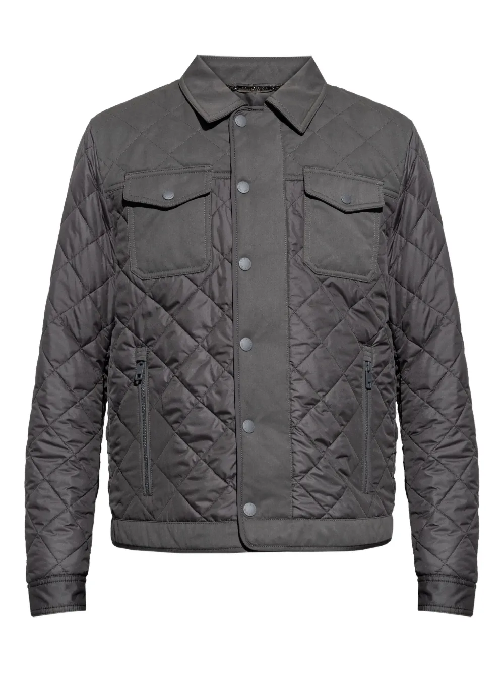 Dolce & Gabbana button-fastening quilted jacket | gris | Image 1