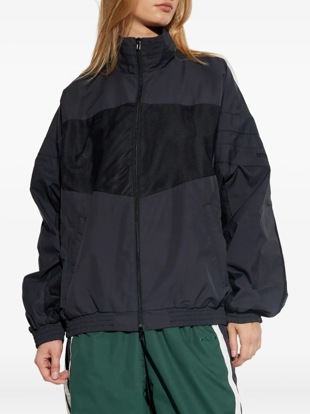 VETEMENTS Jack met mesh vlak Zwart