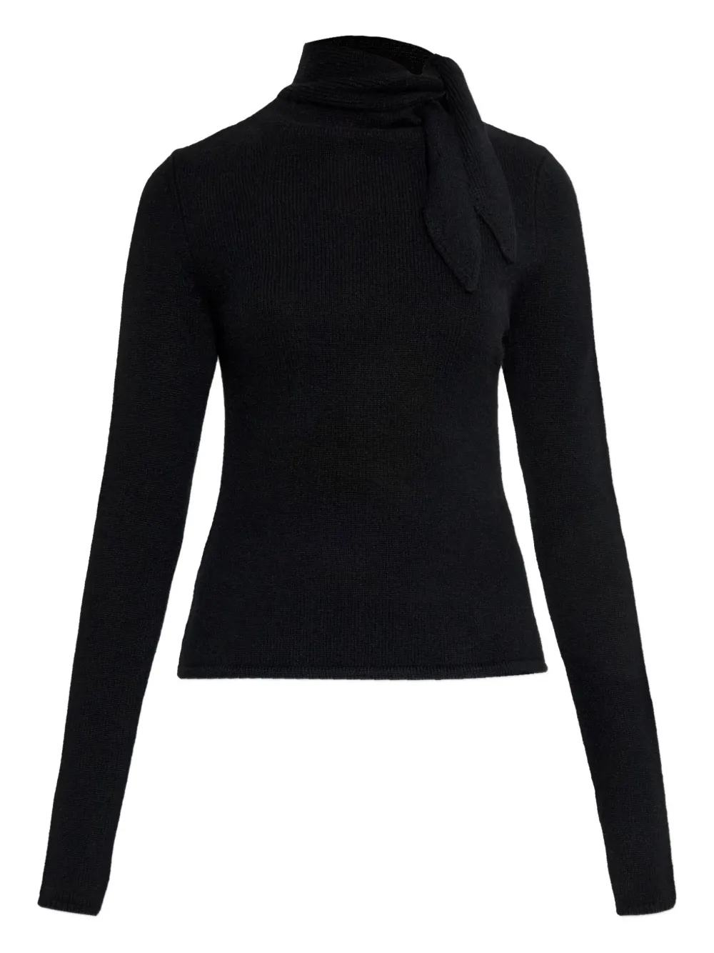 Cult Gaia Merida tie-neck sweater - Nero