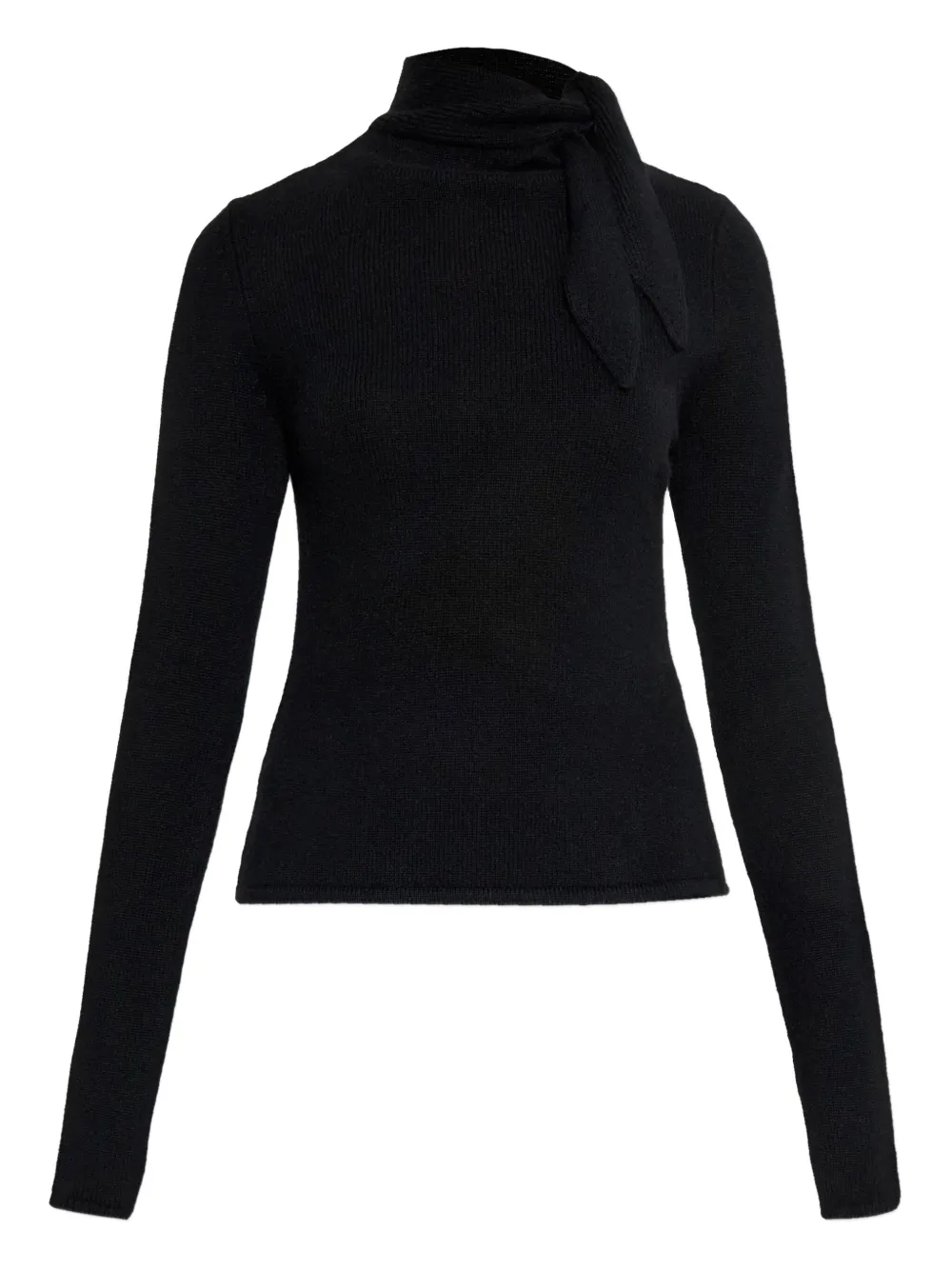 Cult Gaia Merida tie-neck sweater - Nero
