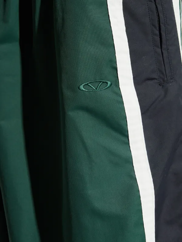 VETEMENTS Stripe Logo Track Pants | Green | FARFETCH