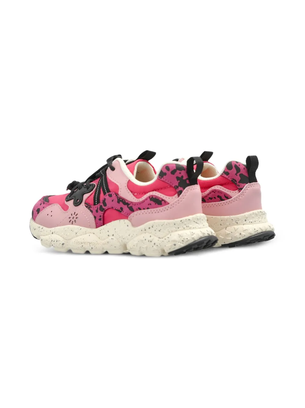 FLOWER MOUNTAIN KIDS Sneakers met bloemdetail Roze